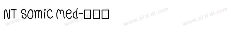 NT Somic Med字体转换